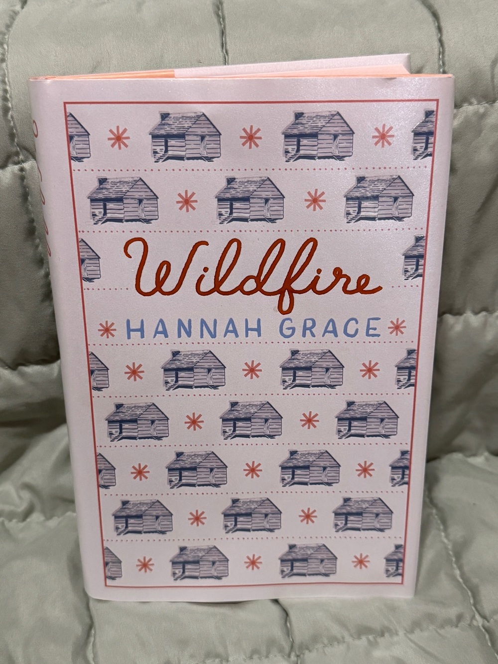 Wildfire by Hannah Grace Hardback Book - Pink, Blue, Coral